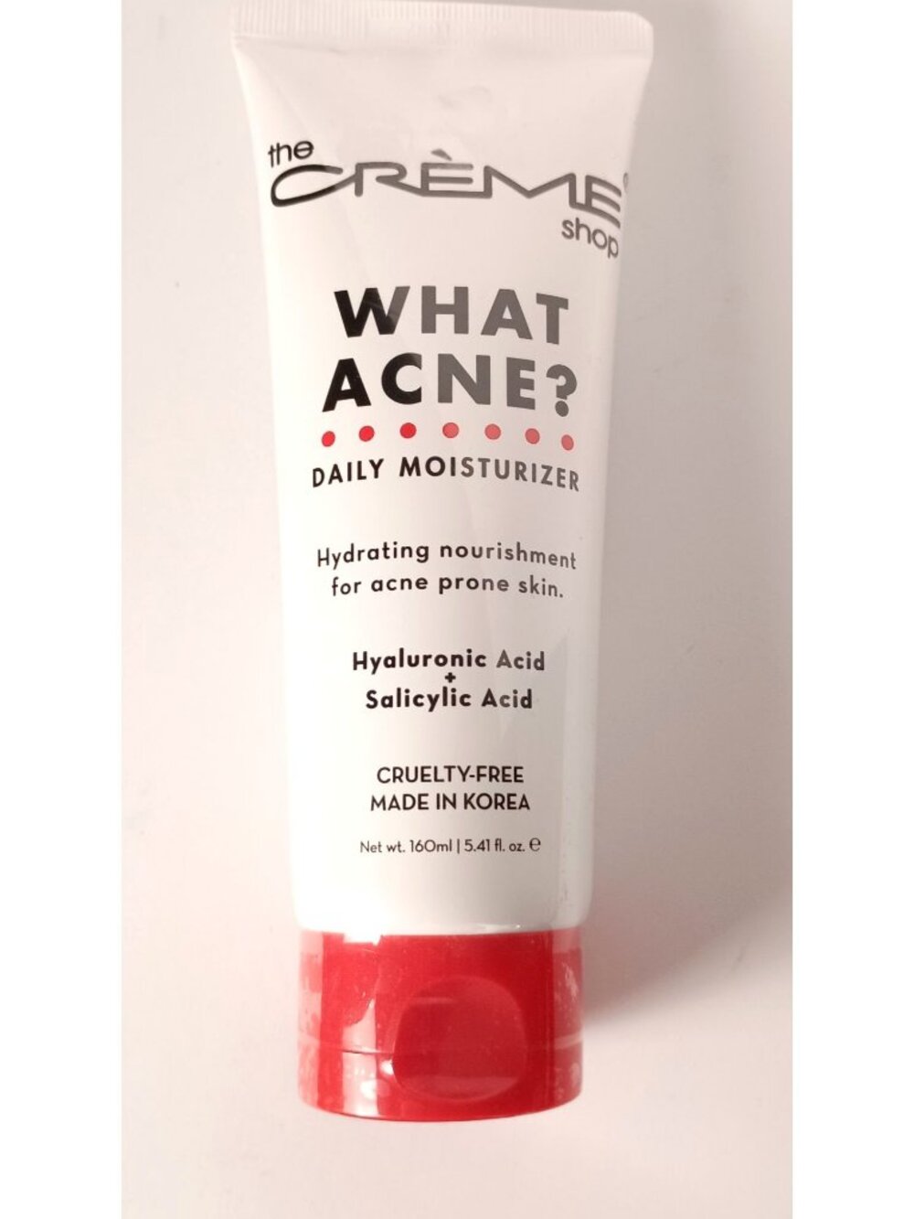 The Creme Shop What Acne Daily Moisturizer Salicylic Acid K Beauty New